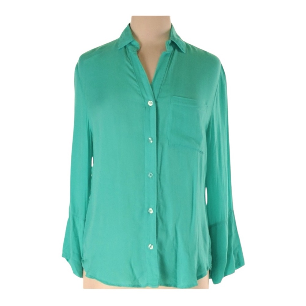 Bella Dahl Button Down Shirt Tail Blouse NWOT